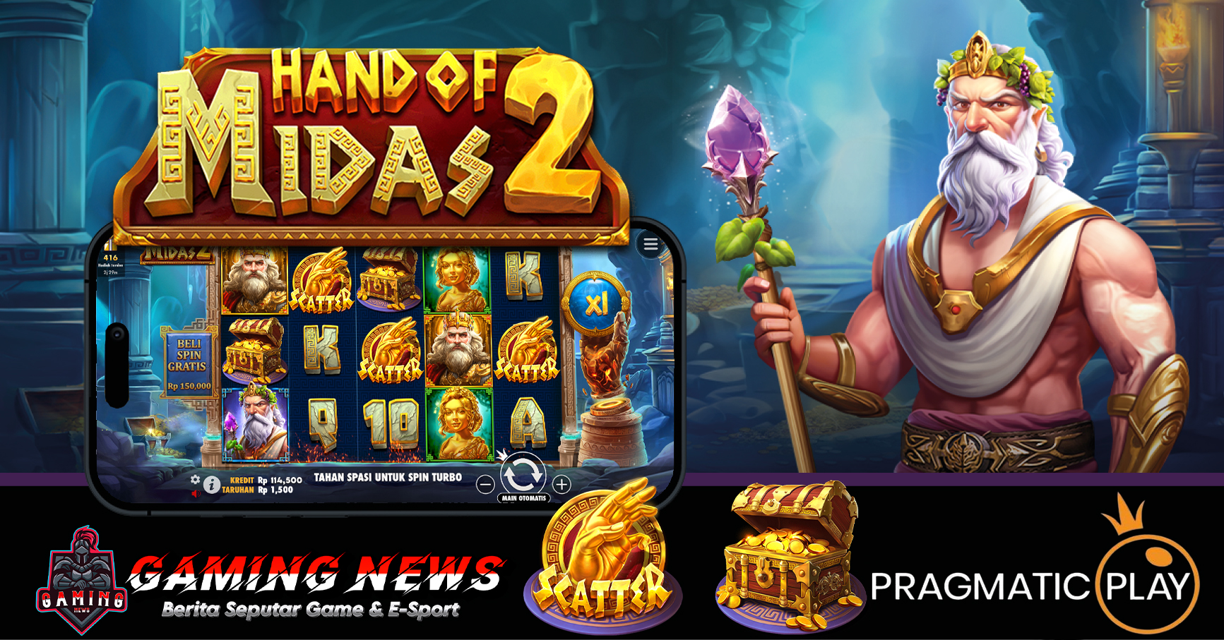 Hand of Midas 2: Game Slot Terbaru Pragmatic Play, Mudah SCATTER!