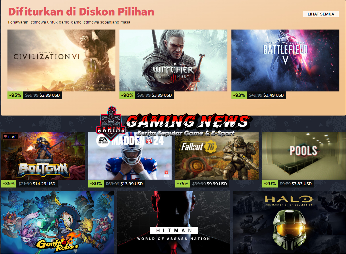 Steam Summer Sale: Jangan Lewatkan Diskon Game Besar-Besaran!