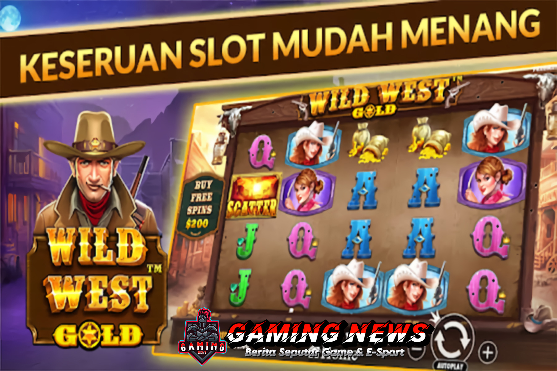 Wild West Gold: Jadi Miliarder Baru!