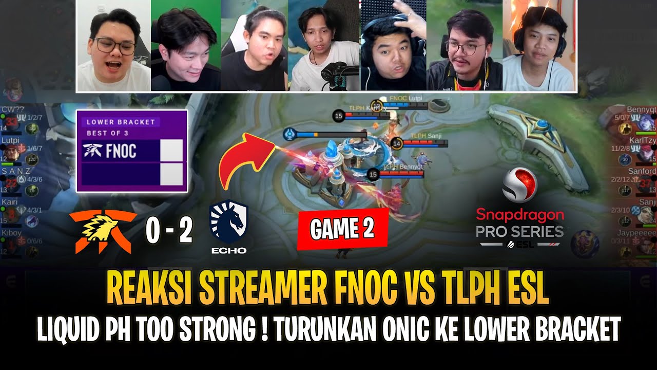 FNATIC ONIC Takluk di Tangan Liquid PH, Nasib Terancam di Lower Bracket