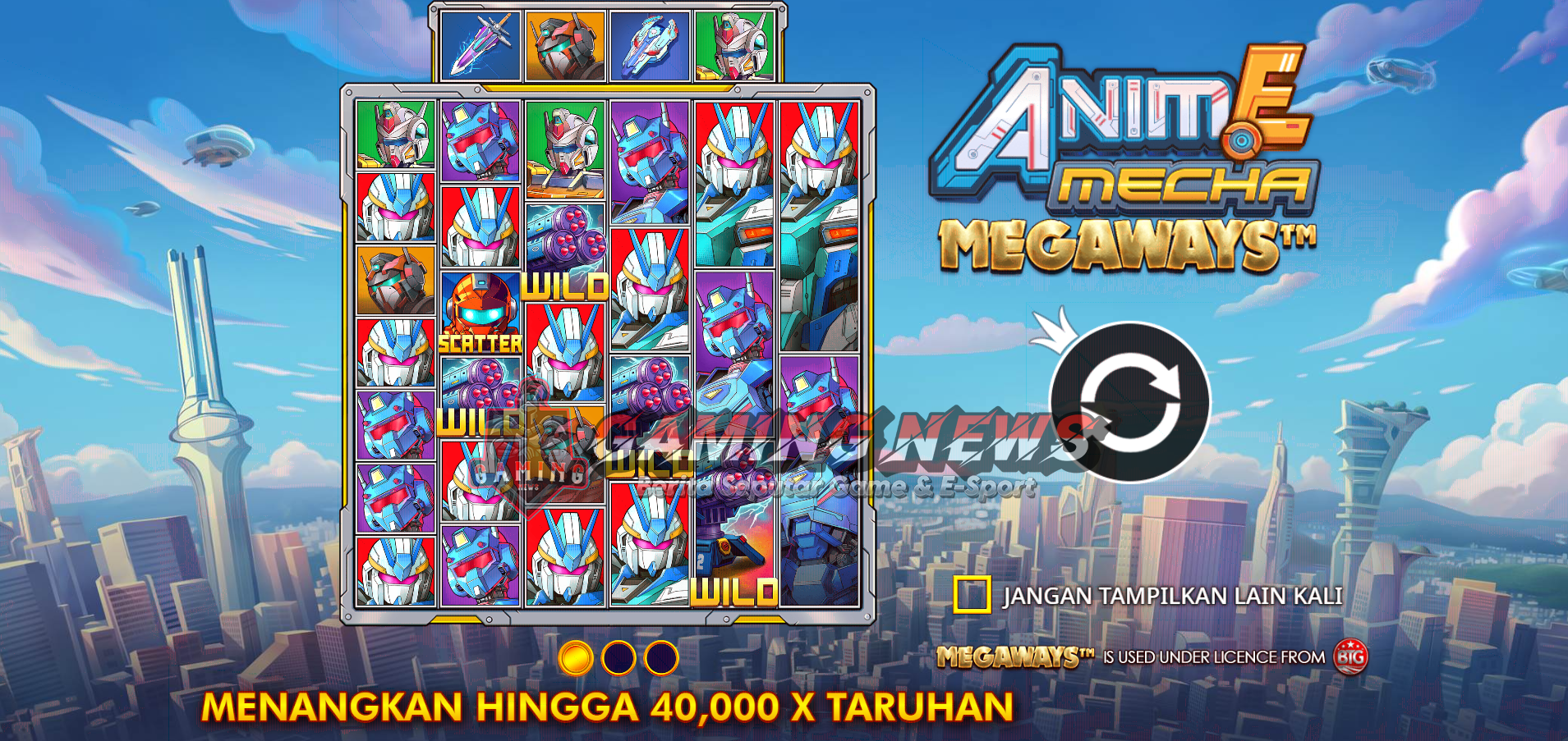 Anime Mecha Megaways Slot Online Terbaru dari Pragmatic Play