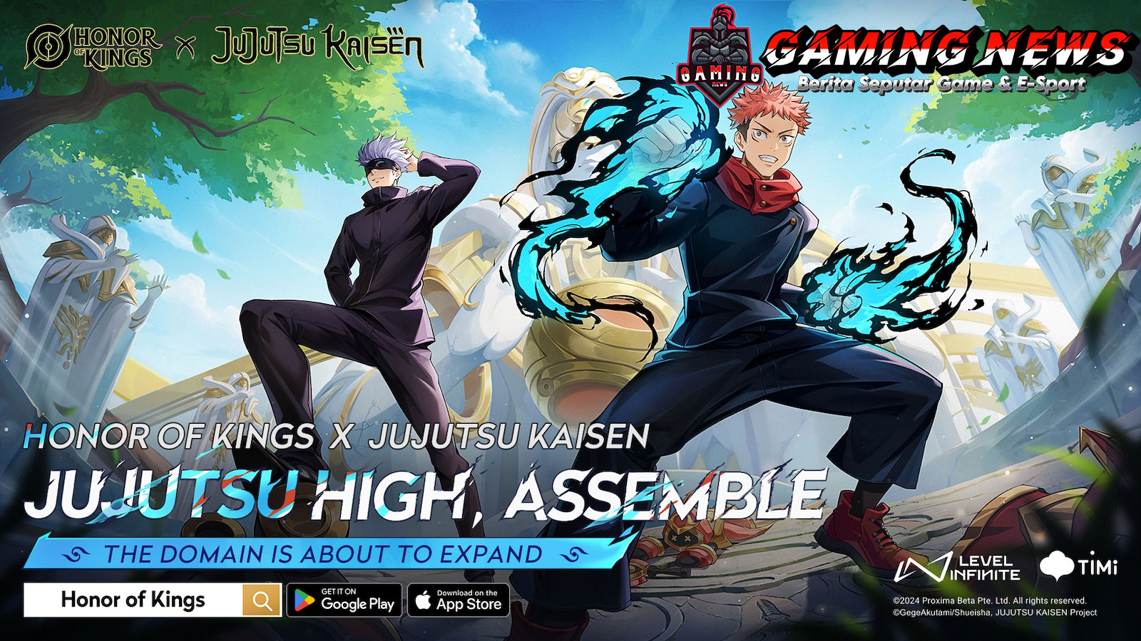 HOK x Jujutsu Kaisen: Skin Karakter, Event, dan Hadiah Eksklusif!