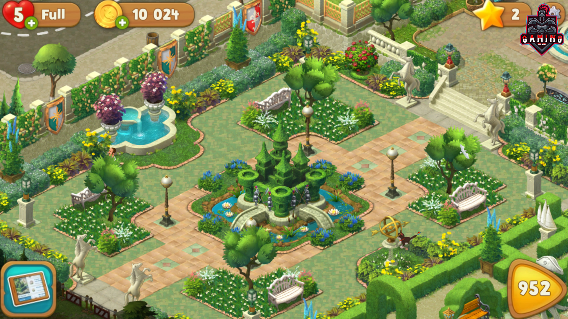 Gardenscapes: Game Puzzle dan Kehidupan Taman Seru